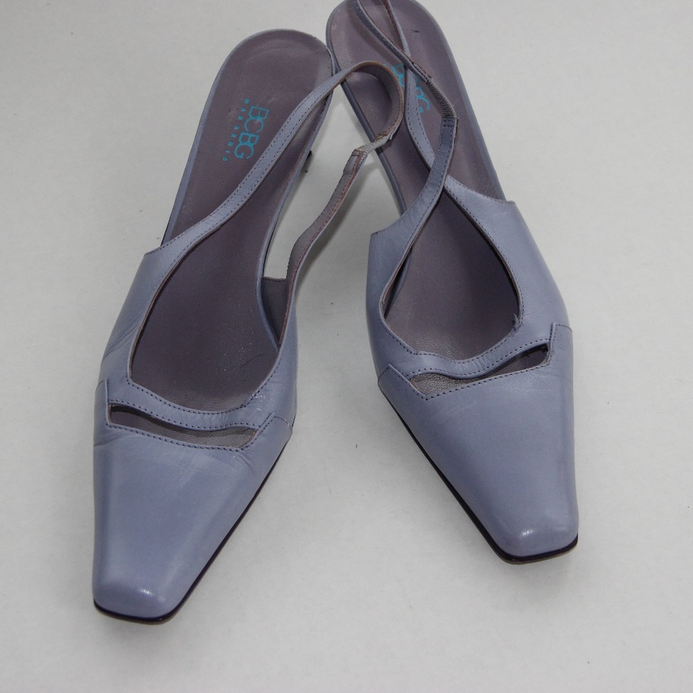 BCBG Lavender Kitten Heel Slingback